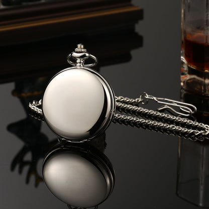 Double-opening two-sided mechanical pocket watch