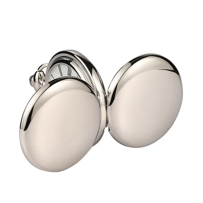 Double-opening two-sided mechanical pocket watch